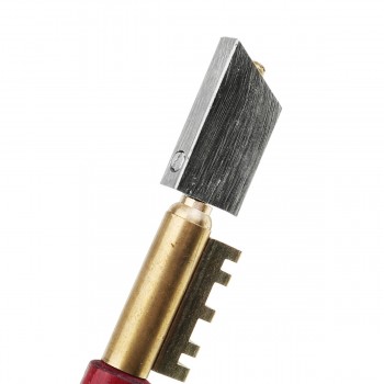 doersupp Portable Glass Cutter Self-Lubricating Carbide Wheel Blade Diamond Tip Glass Cutter Knife Wooden Handle Tool