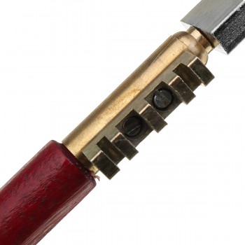 doersupp Portable Glass Cutter Self-Lubricating Carbide Wheel Blade Diamond Tip Glass Cutter Knife Wooden Handle Tool