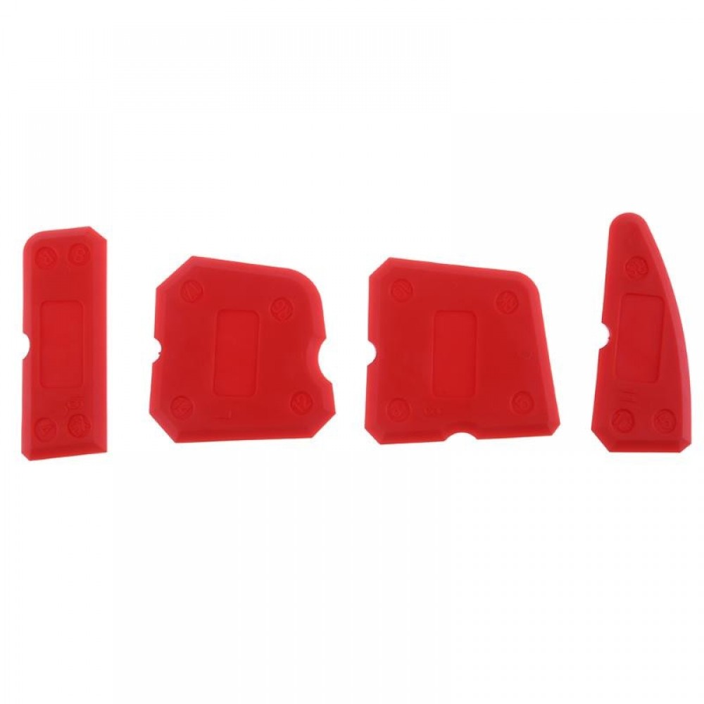 4pcs Caulking Tool Kit Joint Sealant Silicone Grouts Remover Scraper Floor Cleaner Tile Cleaner Hand Tools for Bathroom Kitchen