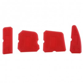 4pcs Caulking Tool Kit Joint Sealant Silicone Grouts Remover Scraper Floor Cleaner Tile Cleaner Hand Tools for Bathroom Kitchen