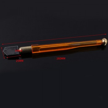 1pcs Brand New Anti-Slip Handle Oil Filled Hard Alloy Glass Cutter DIY Tile Mirror Cutting Knife Craft Tool for 6mm-12mm glass