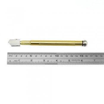 NEWACALOX Durable Diamond Antislip Metal Handle Steel Blade Oil Filled Glass Bottles Cutter Cutting Tool Best Promotion Tipped