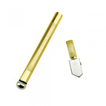 NEWACALOX Durable Diamond Antislip Metal Handle Steel Blade Oil Filled Glass Bottles Cutter Cutting Tool Best Promotion Tipped