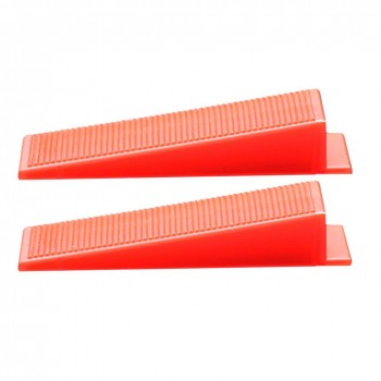 100pcs/pack Tile Floor Locator Insert Tile Leveler Wedge Leveling Machine for Plate Flattening System Aid Tool Random Color