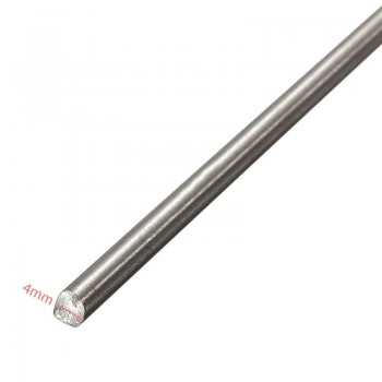 1pc 50cm Length 4mm DiameterTitanium Ti Bar Rod Grade 5 GR5 Welding Stick