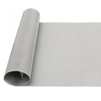 50 Mesh Filtration Woven Wire 304 Stainless Steel Screening Filter 40 x 90cm Silver