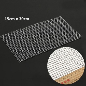 1pc 6x12 Woven Wire Mesh Sheet Stainless Steel Cloth Screen Filter 5/8/20/30/40