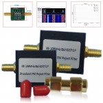 Broadcast FM Band Stop Filter SMA Male to SMA Male Adapter (88-108 MHz FM Trap) by RTL-SDR Blog Shortwave