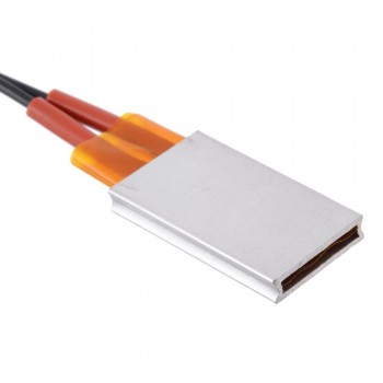 Thermostat PTC 12V AC DC 50W Heating Element Constant Temperature  Aluminum Shell Ceramic Heater Plate Mayitr