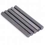 5pcs 99.99% Graphite Electrode Cylinder Rods Bars Black Electrodes Crucible Stirring Rod for Spot Welding Tools 100x10mm