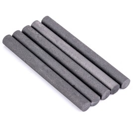 5pcs 99.99% Graphite Electrode Cylinder Rods Bars Black Electrodes Crucible Stirring Rod for Spot Welding Tools 100x10mm