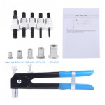 106pcs/set M3-M8 Blind Rivet Nuts Threaded Insert and Rivet Gun Tools Set Rivnut Nutsert Riveting Kit