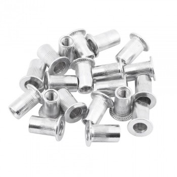 106pcs/set M3-M8 Blind Rivet Nuts Threaded Insert and Rivet Gun Tools Set Rivnut Nutsert Riveting Kit