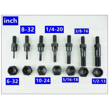 MXITA Riveter Gun Replacement Mandrel for Hand Nut Rivet Gun Metric M3-M12 INCH 6-32--1/2-13