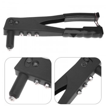 Light-weight Pop Gun with Steel Blind Rivets Repair Kit Heavy Duty Hand Tool Set for Metal Woodworking Pop Rivet Tool