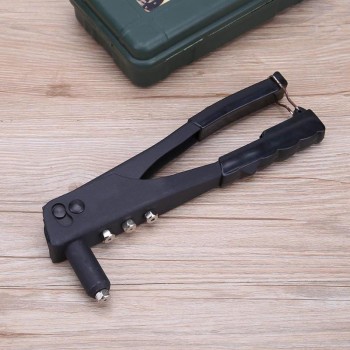Light-weight Pop Gun with Steel Blind Rivets Repair Kit Heavy Duty Hand Tool Set for Metal Woodworking Pop Rivet Tool