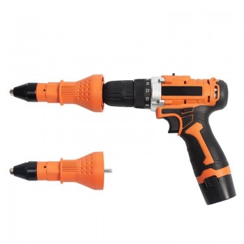 86pcs/Set Blind Rivet Gun Heavy Duty Nut Threaded Insert Hand Riveting Kit M3-M8 Rivet Nuts Nail Gun Household Repair Tools