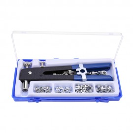 86pcs M3-M8 Blind Rivet Nuts Threaded Insert Rivet Tool Riveter Gun with Rivnut Nutsert Riveting Kit Household Repair Tools