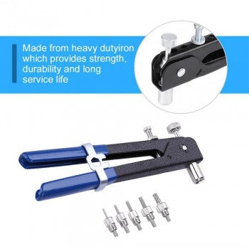 86pcs M3-M8 Blind Rivet Nuts Threaded Insert Rivet Tool Riveter Gun with Rivnut Nutsert Riveting Kit Household Repair Tools