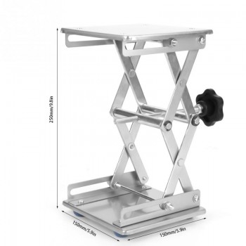 Stainless Steel/Aluminum oxide Laboratory Lifting Platform Stand Scissor Rack 150*150*250mm 100mm*100mm*160mm Lifting Tools
