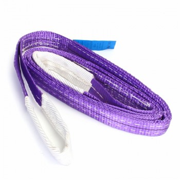 1000KG/1 Ton 1M/2M Lifting Sling Polyester Duplex Sling Towing PULL Strap 27mm Lifting Sling