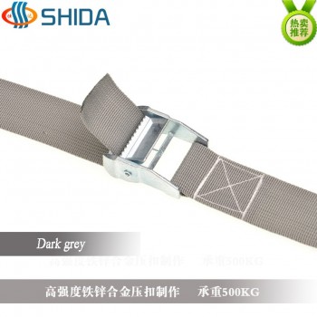 1pcs 5cm * 7Meters Metal Cargo Lashing Polypropylene Webbing Strap, Hold Ratchet Tie Down with Cam Buckle Winch Strap