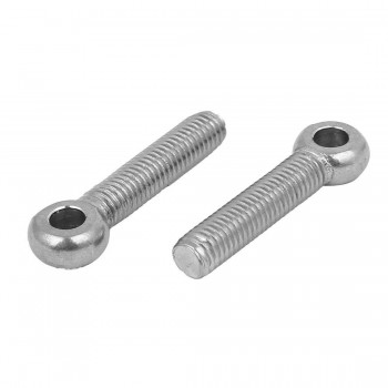 Hot Sale UXCELL 12Pcs/pack M8 X 40mm 304 Stainless Steel Machine Shoulder Lift Eye Bolt Rigging Lifting Tools amp; Accessories