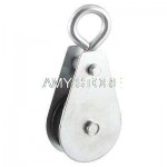 Metallic Lifting Tackle 100Kg 0.1T Swivel Hook Single Groove Pulley