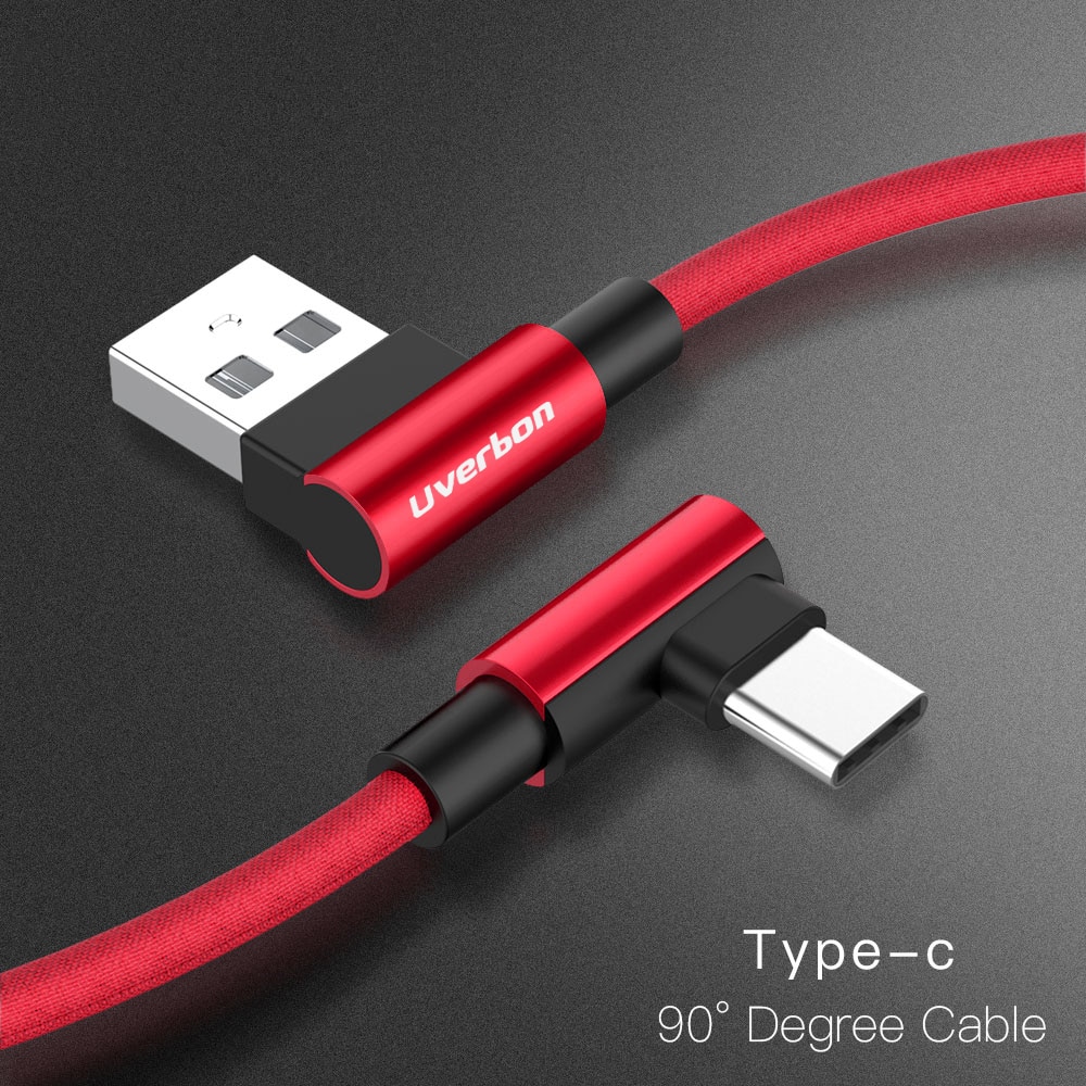 USB Type C Micro USB 90 Degree Fast Charging usb c cable L Type-c 3.1 data Cord Charger usb-c For Samsung S8 S9 Note 8 Xiaomi