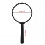 Magnifier 60mm Hand Held 5X Magnifying Loupe Reading Glass Lens W312