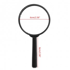 Magnifier 60mm Hand Held 5X Magnifying Loupe Reading Glass Lens W312
