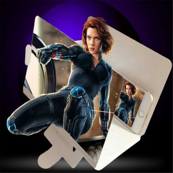12 Inch Folding Mobile Phone Screen Magnifier 3D HD Video Enlarged Amplifier Smart Phone Stand Bracket Stereoscopic Holder Mount