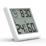 Automatic Electronic Temperature Humidity Monitor Clock Multifunction Thermometer Hygrometer 3.2inch Large LCD Screen
