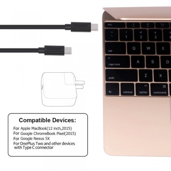 USB Type C Cable 3m 2m 1m 0.5m Mobile Phone Usb C Cables USBC to USBC CHOETECH Fast Charging Data USB-C Cable For MacBook USB C