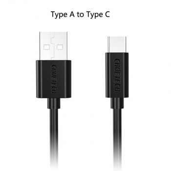 USB Type C Cable 3m 2m 1m 0.5m Mobile Phone Usb C Cables USBC to USBC CHOETECH Fast Charging Data USB-C Cable For MacBook USB C