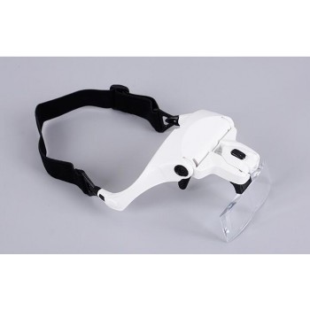 1.0X 1.5X 2.0X 2.5X 3.5X Adjustable 5 Lens Loupe LED Light Headband Magnifier Glass LED Magnifying Glasses With Lamp