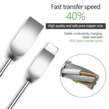 Totu 2A Fast Charger Metal Micro USB Cable For iPhone X 8 7 Samsung s6 s5  Mobile Phone Charging Data Cord Micro USB phone Cable