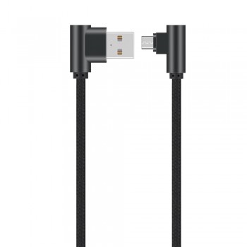 DORWEE 90 Degree Micro USB Cable 2A Fast Charger Data Cable Braided USB Cable Mobile Phone USB Charger Cable For Samsung Huawei