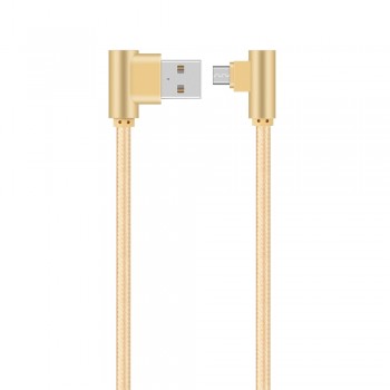 DORWEE 90 Degree Micro USB Cable 2A Fast Charger Data Cable Braided USB Cable Mobile Phone USB Charger Cable For Samsung Huawei