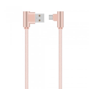 DORWEE 90 Degree Micro USB Cable 2A Fast Charger Data Cable Braided USB Cable Mobile Phone USB Charger Cable For Samsung Huawei