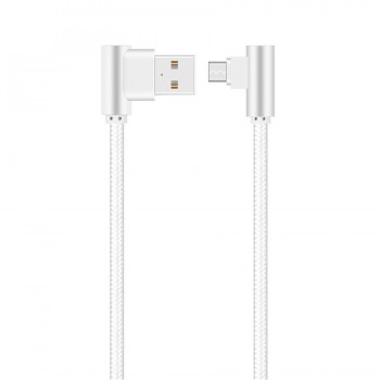DORWEE 90 Degree Micro USB Cable 2A Fast Charger Data Cable Braided USB Cable Mobile Phone USB Charger Cable For Samsung Huawei