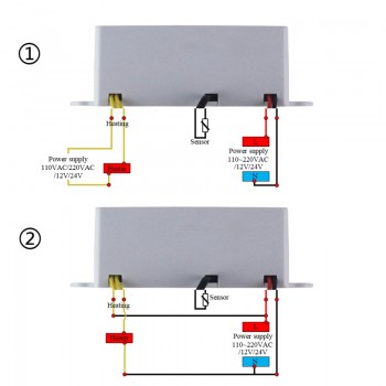 Digital Thermostat 12V 24V 110V 220V Temperature Controller Temperature Control Switch -19~99C Output 10A 220V AC