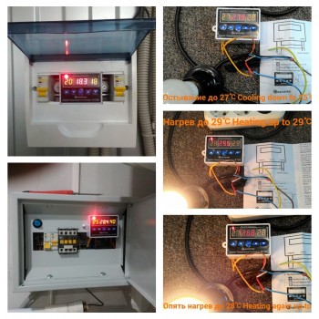 Digital Thermostat 12V 24V 110V 220V Temperature Controller Temperature Control Switch -19~99C Output 10A 220V AC