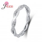 Jemmin New Arrival Elegant Pure 925 Sterling Sliver Special Beautiful Winding Shinning Rhinestone Fine Rings Good Girls/Women