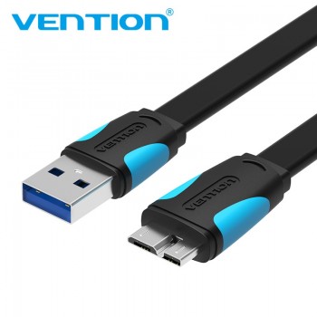 Vention Micro USB 3.0 Cable 2M 0.5M Fast USB Charger Data Sync Cable USB 3.0 Mobile Phone Cable for Samsung S5 Hard Drive Disk