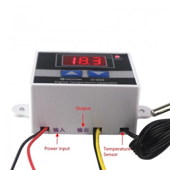 -50~110C Intelligent Digital Thermostat AC 220V 12V 24V 10A Digital Temperature Controller Regulator Switch