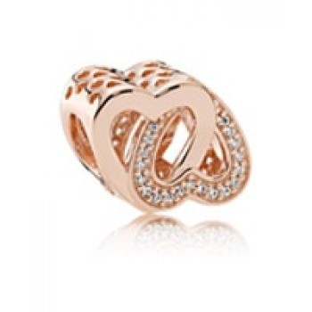 FAHMI Fashion 925 Rose Gold Sterling Silver Beads Charm Embrace With Cubic Zirconia Fit E series Bracelet Diy Jewelry Free Mail