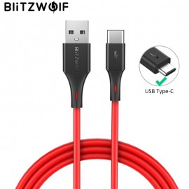 BlitzWolf 3A USB Type-C Fast Charging Data Cable Phone Charger For Samsung S9 S8 For Oneplus 6 For Xiaomi Mi8 Mix 2s S9 Cable
