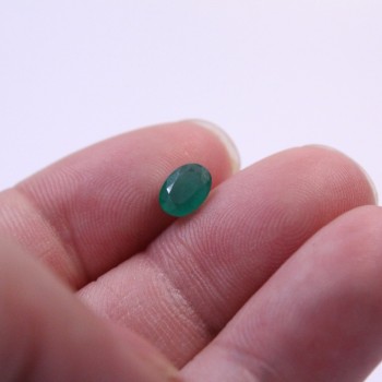 Promotion natural Emerald loose stone  oval shape 0.6 ct to 1.2 ct natural Columbia emerald loose stone for ring