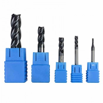Endmills 4mm 5mm 6mm 8mm 12mm 4 Flute HRC50 Carbide endmill machine Tungsten Steel cnc Milling Cutter End Mill machine tools